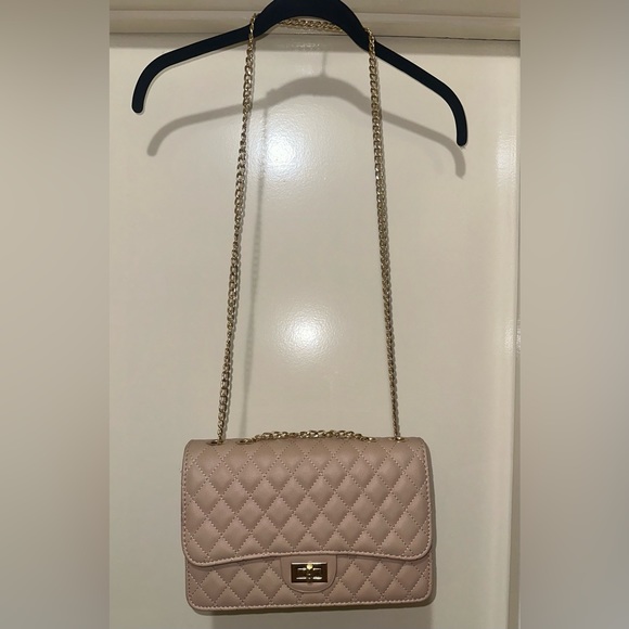 EUC | multi wear purse | cream with gold chain - Picture 3 of 14